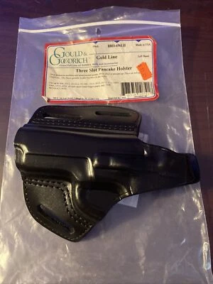 Funda para panqueques Gould & Goodrich B803-696LH 3 ranuras, negra, mano izquierda - S&W Foto 1 de 3