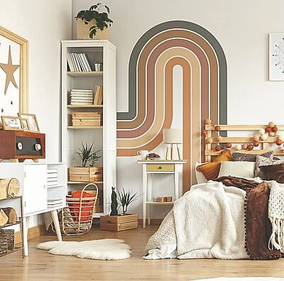 Colorful Fountain Rainbow Wall Decals, Stickers, Mural, Wall Art Decoration 649 - Image 1 of 4