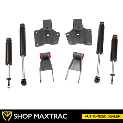 Kit de reducción de caída trasera MaxTrac 4" 200940 para GMC Sierra 1500 1999-2006 2x2 Foto 1 de 4