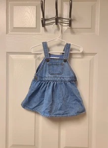 COTTON ON KIDS Baby Denim Overall Dress SZ 3-6MO EUC ~SHIPS FAST FREE! 3-6 MONTH - Picture 1 of 6