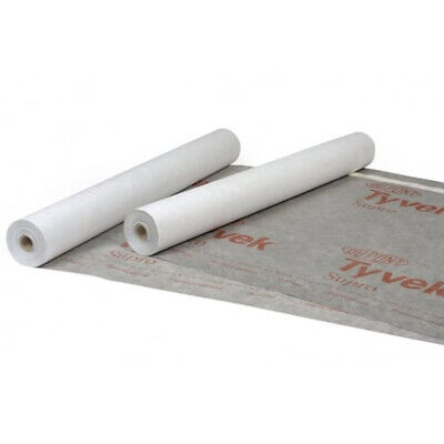 DuPont Tyvek Supro Breathable Membrane 50m X 1.5m Underlay Condensation Protect • 204.50£