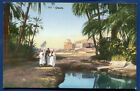 Tunisia Rivieri  Dans L'oasis Old Postcard #2