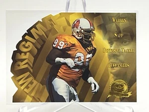 1996 Collector's Edge President's Reserve New Regime Die Cut #8 Warren Sapp - Picture 1 of 2