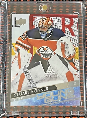 Stuart Skinner YG RC 2020-21 Upper Deck #496 Rookie Edmonton Oilers FINALS C - Image 1 of 4