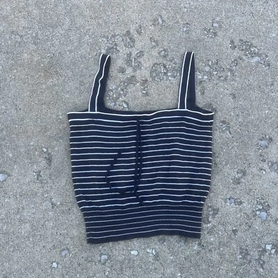 Suéter tejido vintage Valentino Boutique talla M negro blanco años 70 Foto 1 de 4