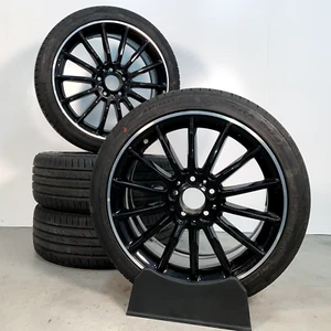 4 x Mercedes-Benz A45 AMG Winterräder 18 Zoll / Winterreifen Felgen / Original - Bild 1 von 6