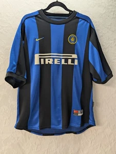 Nike Internazionale Inter Firelli Milan Football Jersey Large 1998 1999 Soccer - Picture 1 of 12