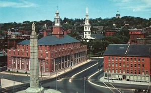 Vintage Postcard View of Memorial Square Providence Rhode Island R.I. - Picture 1 of 2
