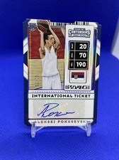 2020-21 PANINI CONTENDERS DRAFT ALEKSEJ POKUSEVSKI DIE-CUT AUTO /20 OKC SSP RC
