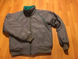 Vintage The North Face Mens Bomber Jacket Coat 80s? Full Zip Pockets Gray - Picture 1 of 12