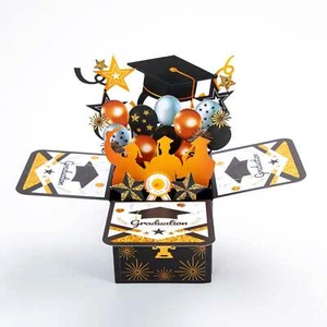 Graduation Celebration - Pop Up Graduation Card with Envelope - Picture 1 of 8