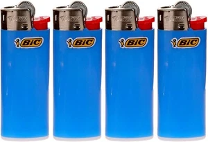 BIC MINI BLUE LIGHTER 4-COUNT  - Picture 1 of 1