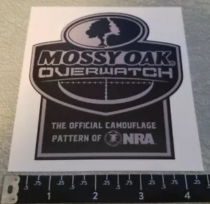 Mossy Oak Overwatch Decal Sticker OEM Original Vinyl Camoflage of the NRA - Picture 1 of 1