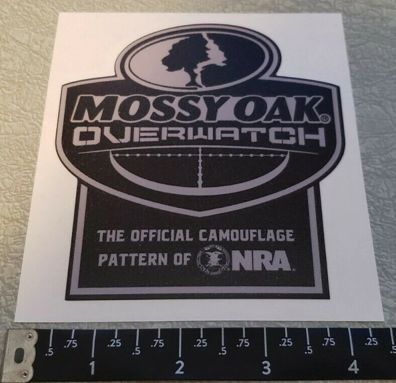 Mossy Oak Overwatch Decal Sticker OEM Original Vinyl Camoflage of the NRA - Image 1 of 1
