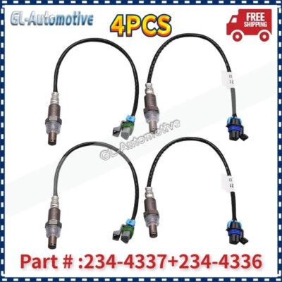 (4) Sensor de oxígeno O2 aguas arriba y aguas abajo para Chevrolet Silverado 1500 V8 2006 5,3 L Foto 1 de 4