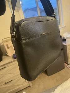 LOUIS VUITTON Shoulder Bag  M33426 Anton Messenger PM Vuitton Taiga Blue Marine - Picture 1 of 9