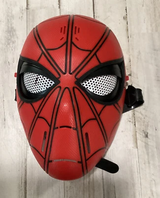 Disney Store Marvel Spider-Man Máscara con Voz, Dos Posiciones de Ojos, Ajustable Foto 1 de 4