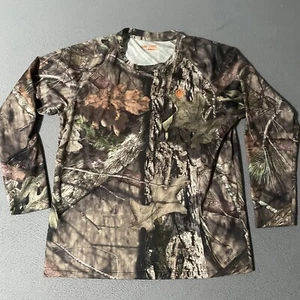 Game Winner Camo Shirt Men's Size Large Real Tree Hunting Long Sleeve - Picture 1 of 6