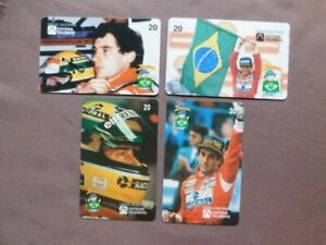 4 Kaarten gebruikt Brasil - Ayrton Senna
