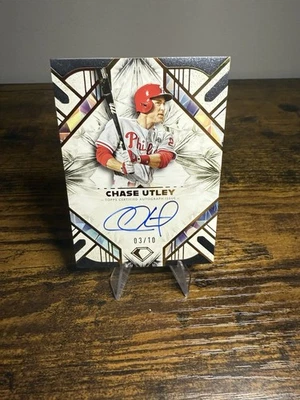 2025 Topps Diamond Icons Chase Utley On Card  Auto 3/10 Phillies #AC-CU - Image 1 of 2