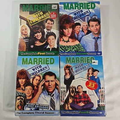 Married With Children: Complete 1,2,3,4 Seasons [DVD] [1988] [Region 1]  - Image 1 of 4