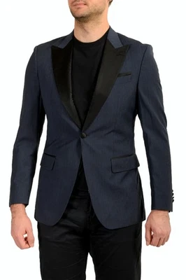 Hugo Boss Men's "Helward6/Gelvin1_1" Slim Fit 100%Wool Blue Blazer US 34R IT 44R - Image 1 of 4