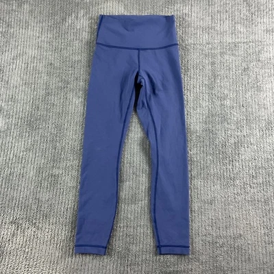 Lululemon Wunder 紧身打底裤女式 4 HR 紧身 25 英寸蓝色 LW5BJVSR80418 — 第 1/4 张图片