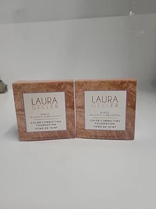 2xLAURA GELLER Baked Balance-n-Brighten Color Correcting Foundation Medium.32oz - Picture 1 of 4