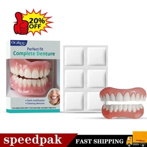 Silicone Full Denture Set, Multifunctional Silicone Denture Set - Picture 1 of 11