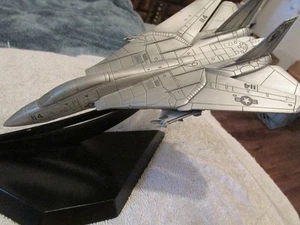 Franklin Mint Armor Collection F-14Navy Tomcat USAF avión de peltre 1:48 con soporte - Imagen 1 de 9