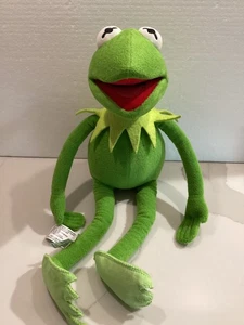Disney Parks KERMIT THE FROG Muppets Plush 16” - Picture 1 of 6