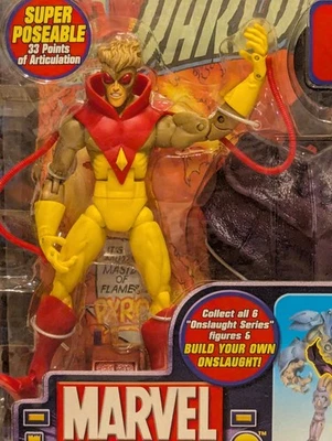 Marvel Legends PYRO con cómic - Serie Onslaught, 2006 - NUEVO Foto 1 de 4