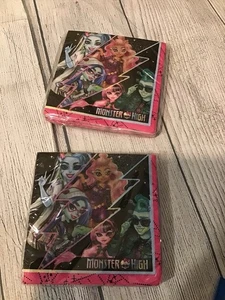 Monster High 32 Count Napkins 9 3/4 X 9 3/4 -NEW - Picture 1 of 2