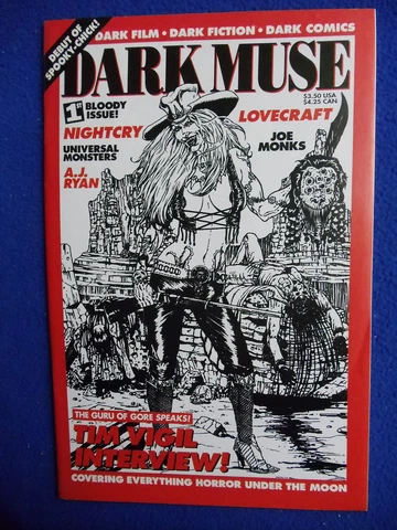 DARK MUSE 1ST BLOODY ISSUE   TIM VIGIL INTERVIEW 1995  HARD TO FIND Cover