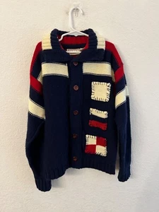 Landmark navy and red color black youth sweater size 14 - Picture 1 of 6