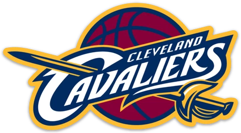 Cleveland Cavaliers -Cavs- Name Monogram Logo Type Die-cut MAGNET Cover