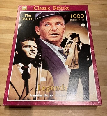 FRANK SINATRA 1000 Pc JIGSAW PUZZLE #2002 NIB HTF (UK) LEON EVANS LEGENDS - Image 1 of 4