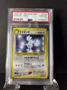 1999 Pokemon Togetic #176 Japanese Neo Genesis Holo PSA 10 GEM MINT - Picture 1 of 2