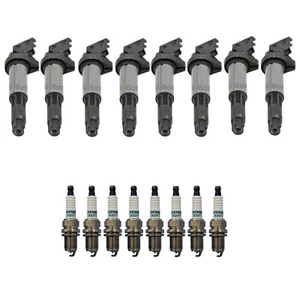 Bosch 8 Ignition Coil Denso 8 Iridium TT Spark Plug Kit For E60 E63 E65 E53 V8 - Picture 1 of 1