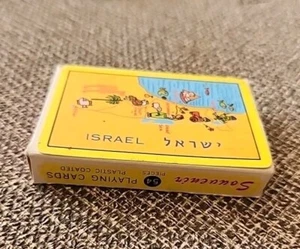 Rare Vintage Double Deck ISRAEL Novelty Illustrated Souvenir Map PLAYING CARDS - Picture 1 of 4