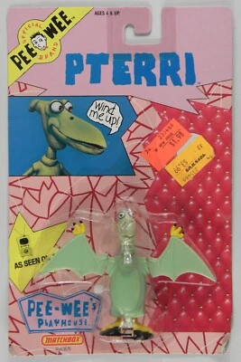 1988 Matchbox Pee-Wee Herman Pterri figure MOC corner ding - Image 1 of 4