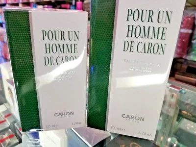 Pour Un Homme de Caron por Caron Colonia Spray Hombres 4.2 6.7 OZ 125 200 ml EN CAJA Foto 1 de 4