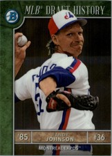 2017 Bowman Chrome Draft MLB Draft History Refractors #MLBDRJ Randy Johnson /250