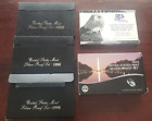 Lot Of 5  Us Silver Proof Sets 19921995199820062014 Nr