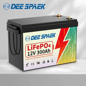 Lithium Batterie 12V 300AH LiFePO4 8000 + Zyklus 200A BMS Solarpanel Wohnmobil... - Bild 1 von 17