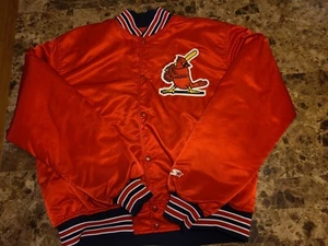Chaqueta de nailon vintage Starter St Louis Cardinals para hombre talla XL (leer) - Imagen 1 de 19