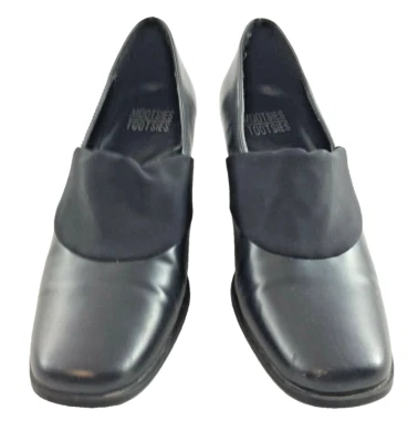 Zapatos de salón MOOTSIES TOOTSIE para mujer 8 M negros con tela negra tacón bloque Foto 1 de 4