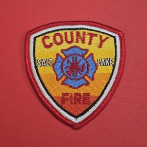 SALT LAKE COUNTY UTAH, FIRE FIGHTERS SHOULDER PATCH - Picture 1 of 2