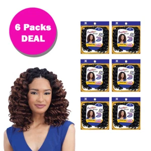 *MULTI PACK* REMEDY CURL - FREETRESS SYNTHETIC 2X WAND CURL CROCHET BRAID - Picture 1 of 5