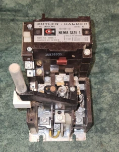 Cutler Hammer A10C-1 NEMA Size 1 Contactor with Overloads (45372-D2) - Picture 1 of 7